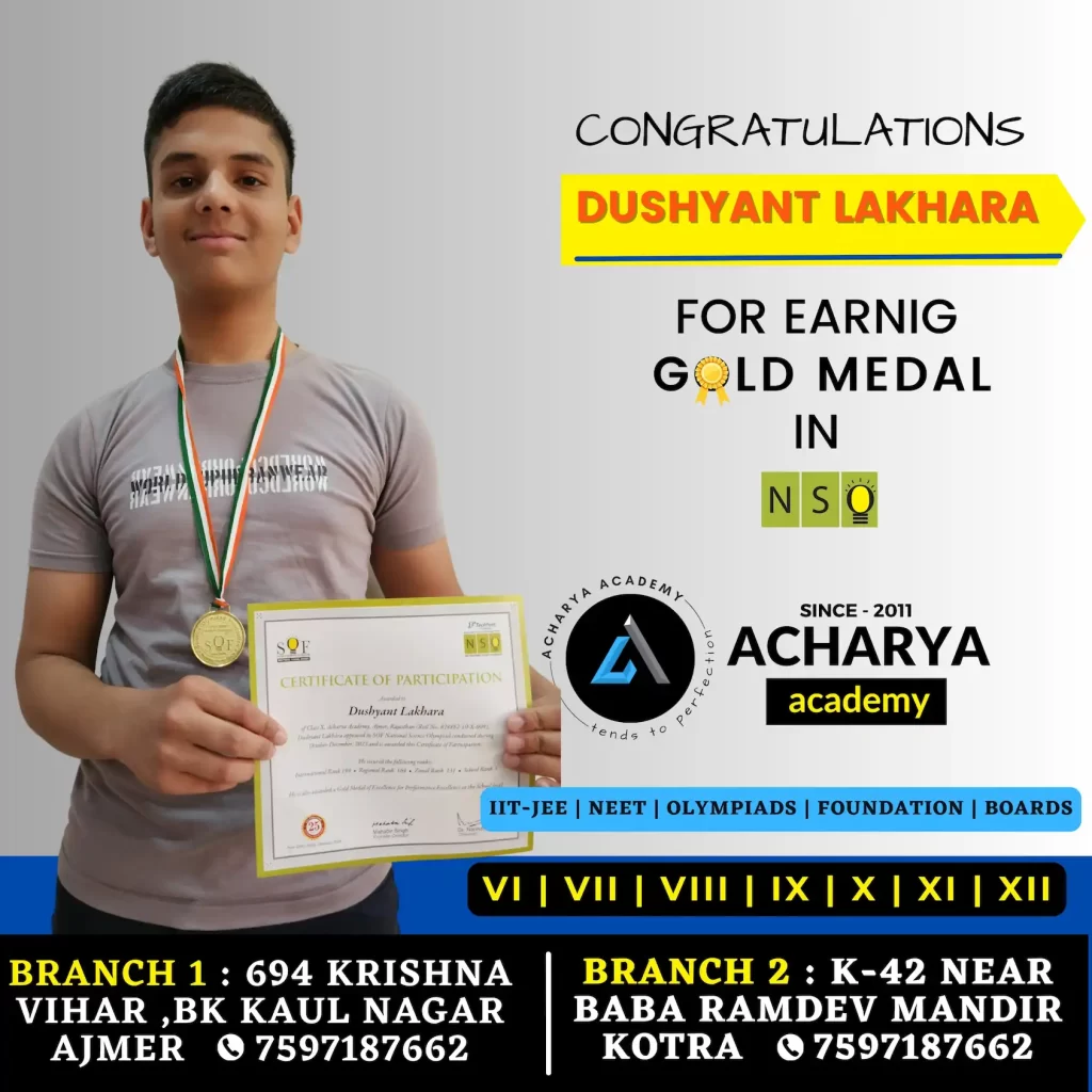 best coaching for nso acharya academy ajmer